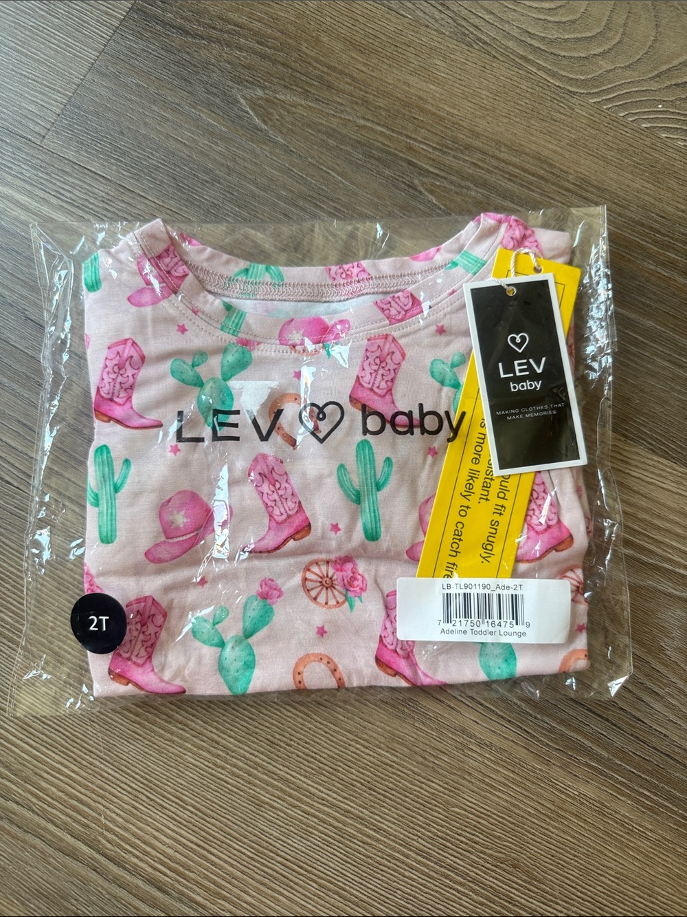 NWT Lev Baby Adeline toddler lounge two piece pajama set- 2T